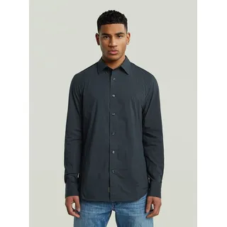 G-Star Slim Fit Langarmhemd Blau L