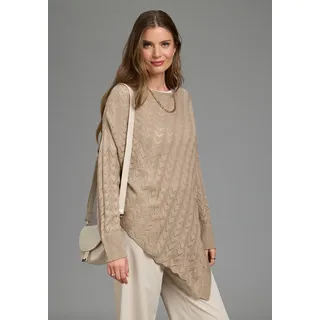 LAURA SCOTT Ajourpullover beige 48/50