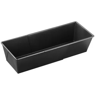 Dr. Oetker Kastenform 20-35 cm, vertellbare Königskuchenform mit Antihaftbeschichtung, hochwertige Form, variable Kuchenform aus veredeltem Schwarzblech, Menge: 1 Stück