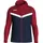 Trainingsjacke mit Kapuze Kinder 901 marine/chili rot 140