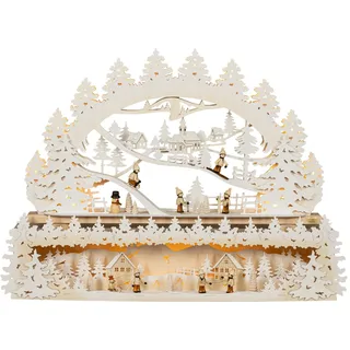 Saico Original Lichterbogenerhöhung Kinder im Schnee 76,5 x 19 x 14,5 cm