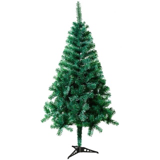 HENGMEI 120cm PVC Weihnachtsbaum Tannenbaum Christbaum Grün künstlicher mit ständer ca. 180 Spitzen Lena Weihnachtsdeko (Grün PVC, 120cm)