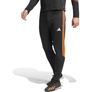 adidas TIRO23 CLUB TRPNT warme Herren Trainingshose schwarz/orange - M