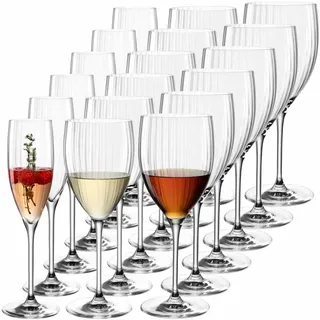 LEONARDO Poesia Wein- und Sektgläser Set 18-teilig