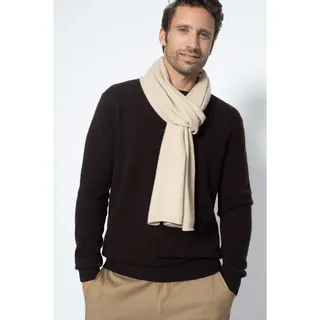 Perfect Cashmere Kaschmir-Schal "Kelly" in Beige - (L)200 x (B)30 cm