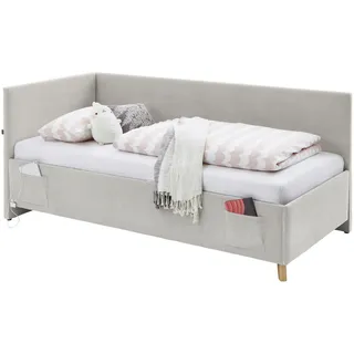 Meise Möbel Polsterbett Cool 120 x 200 cm nata inkl. Rückenelement ohne Lattenrost