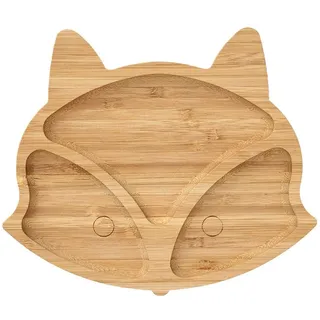 Zeller Snackteller Fuchs 19,5 x 23 cm Braun 1er Set