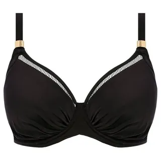 Fantasie Bikini-Top Damen Schwarz 90 Cup F/G