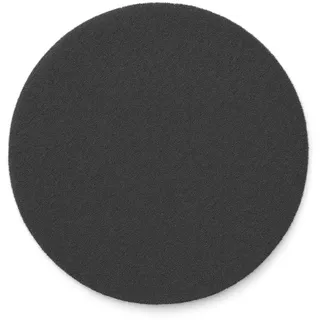Internethandel Pfordt Kunstrasen rund 300cm Anthrazit/Schwarz, Rasenteppich mit Noppen, Outdoor Teppich Poolunterlage wetterfest und pflegeleicht, Poolteppich für Garten und Balkon