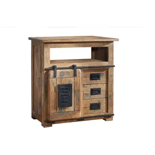 Massivmoebel24 Kommode 80 x 85 x 45 cm Beige