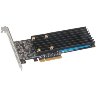 Sonnet Technologies Sonnet Fusion SSD M.2 2x4 PCIe Card - PCIe Soundkarte | RAID 0/1-Unterstützung; Bootunterstützung von einer einzigen SSD; Halterungen in voller Höhe und niedrigem Profil im
