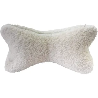 Biona Lesekissen/Leseknochen/Knochenkissen 35x18 cm (Teddy-Baumwolle, mit Inlett)
