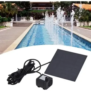 (schwarz) Mini-bürstenlose Solar-tauchpumpe Für Aquarien Und Springbrunnen - Eif - Springbrunnentöpfe Und Vasen - Schwarz