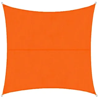 Karat Sonnensegel Wasserabweisend Quadratisch - für Garten, Terrasse und Balkon - Orange 3 x 3 m