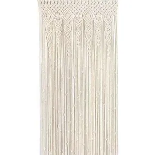 95 x 200 cm Makramee-Wandteppich, gewebtes Makramee für Tür, Raumteiler, Fenstervorhang, Türvorhang, Hochzeitshintergrund, böhmische Wanddekoration