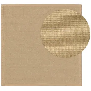 Sisalteppich Sana, benuta, quadratisch, Höhe: 5 mm, Kunstfaser, Berber, Ethno-Style, Wohnzimmer weiß 200 cm x 200 cm x 5 mm
