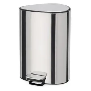 JosephJoseph Mülleimer EasyStore, silber, Kosmetikeimer aus Edelstahl, 5 Liter