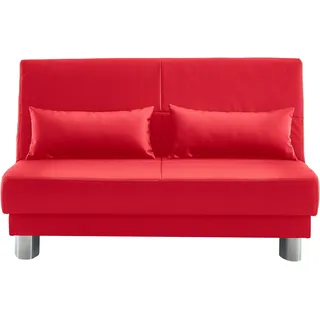 Home Affaire Schlafcouch 2-Sitzer rot