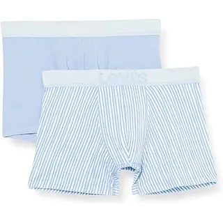 Levi's® Boxershorts Herren Vertical Stripe AOP Boxershorts 2er Pack (2-St., 2 er Pack) blau M