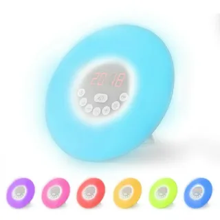 Wecker Lichtwecker LED Wake up light Tageslichtwecker Radiowecker Digital