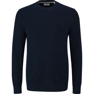 s.Oliver - Feinstrickpullover aus Baumwolle, Herren, blau, 3XL
