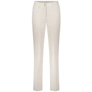 Atelier GARDEUR Straight-Jeans DENISE13-602231-1011, hellbeige, Zigarettenhose, Straight Fit Poly-Viskose Stretch mit breitem Bund und verdecktem Verschluss braun 44