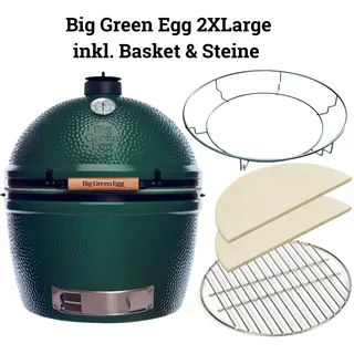 Big Green Egg Kamado Grill XXLARGE inkl. convEGGtor und Basket