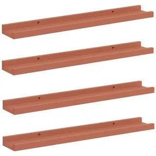 vidaXL Wandregal 60 x 9 x 3 cm Rot