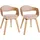 Esszimmerstuhl Kingston Polyester beige 2er Set