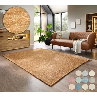 OTTO home Pirker Wendeteppich 70 x 140 cm Braun/Orange