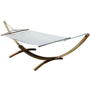 ALEOS. Hängematte 400 x 120 cm Creme