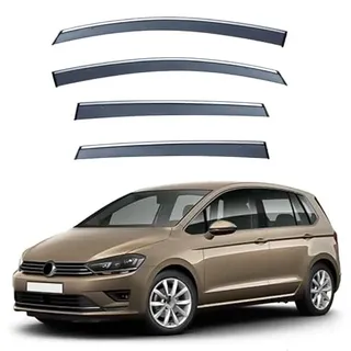 FJHQW Auto Windabweiser Für VW Golf Sportsvan MK1 2015-2020,Regenabweiser, Auto TüR Seitenscheiben Windabweiser Regen Abweisend Regenschutz