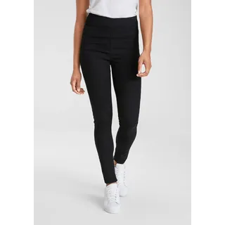 Arizona Jeansjeggings ARIZONA, Damen, Gr. 38, N-Gr, schwarz, Denim/Jeans, Obermaterial: 63% Baumwolle, 32% Polyester, 5% Elasthan, Basic, skinny fit lang, Jeans, extra-eng geschnittene Beinform, hohe Leibhöhe