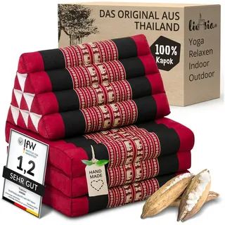 Livasia Thaikissen 175 x 50 cm Rot
