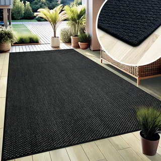OTTO home Venedig Outdoor-Teppich 60 x 110 cm Schwarz