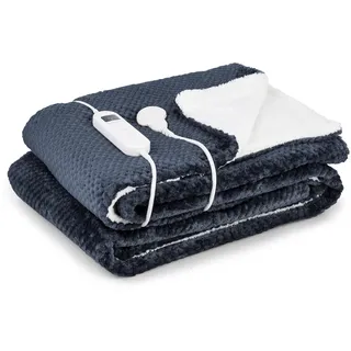 Dr. Watson Deluxe XL Heizdecke 160 W 9 Temperaturstufen 180 x 130 cm Anthrazit XL