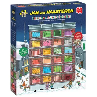Jan van Haasteren Puzzle Jan van Haasteren Puzzle Adventskalender, 54 Puzzleteile bunt