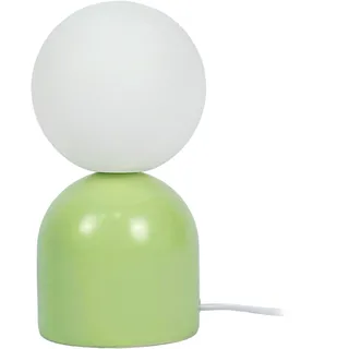 Tischlampe Nachttischlampe Tischleuchte Beistelllampe Glaslampe Kugel Keramikfuß