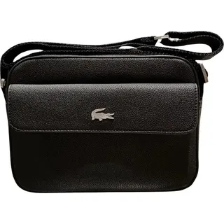 Lacoste Nomogramme Embossed - Umhängetasche 23 cm (noir) - Schwarz