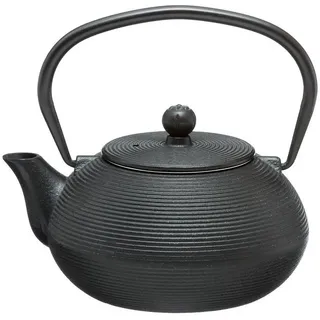 SECRET DE GOURMET Eisenteekanne - 600 ml - Schwarz
