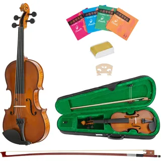 Classic Cantabile VP-130 4/4 Violinenset Natur, Größe: 4/4, Decke: Fichte