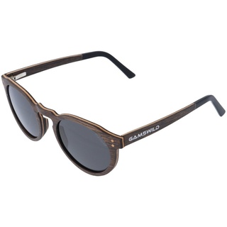 Gamswild Sonnenbrille UV400 GAMSSTYLE Holzbrille polarisierte Gläser Damen Herren Unisex, Modell WM0014 in braun, grau & G15 grau
