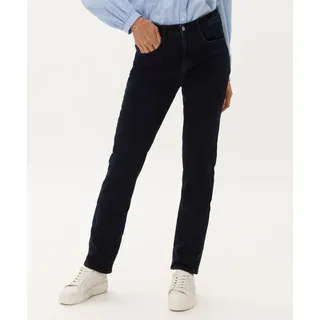 5-Pocket-Jeans BRAX "Style CAROLA" Gr. 38K (19), Kurzgrößen, blau (dunkelblau) Damen Jeans 5-Pocket-Jeans