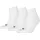 Socken Quarter Plain 3er Pack Weiß 39-42