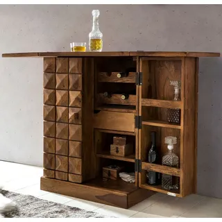 KADIMA DESIGN Hausbar 65 x 91 x 50 cm Braun