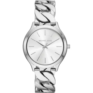 Michael Kors Slim Runway Edelstahl 38 mm silberfarben MK7474