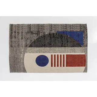 Kare Design Teppich Carva, 200x300cm, Wohnzimmer, Florhöhe 1cm