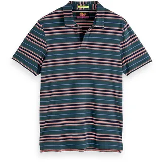 Scotch & Soda Herren Mercerized Jersey Poloshirt   155467-0218 M - Combo B - M