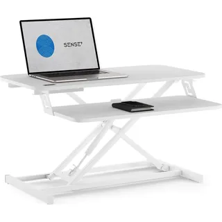 SENSE7 Laptopständer, Büro Weiß 81x40 cm
