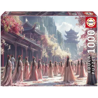 Educa - 1000-teiliges Puzzle für Erwachsene | 1000 Die Geishas. Inklusive Fix Puzzle-Kleber. Maße: 68 x 48 cm. Ab 14 Jahren (20244)